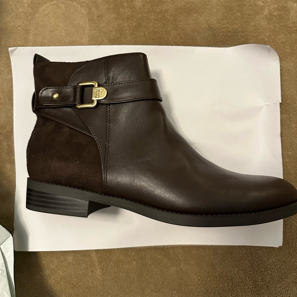 Tommy Hilfiger Leather Ankle Boots